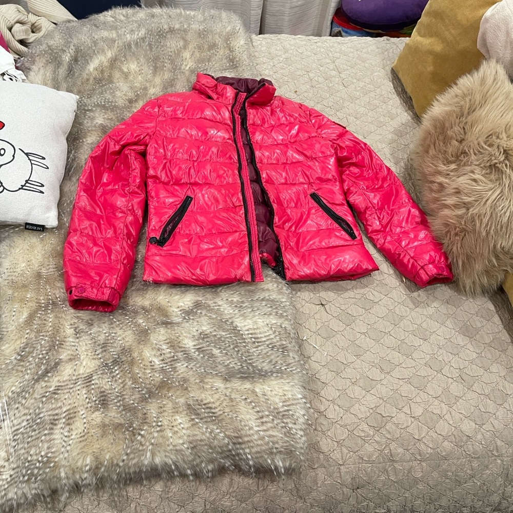 Moncler PinkBurgundy Lining Jacket